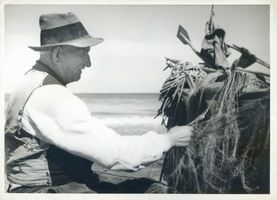  Kurische Nehrung, Nehrungsfischer Kurische Nehrung, Fischerei