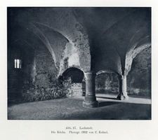 Lochstädt, Kreis Samland Lochstädt, Ordensschloß, die Küche Lochstädt, Ordensschloß