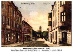 Bischofsburg, Stadt, Kreis Rößel 