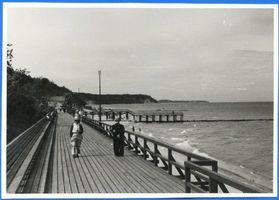 Rauschen Kr. Samland, Kreis Samland Rauschen Kr. Samland, Strandpromenade 1950er Jahre Раушен, р-н Самбия, приморский променад, 1950-е годы