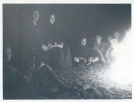 Falkenau, Kreis Bartenstein Falkenau, Am Lagerfeuer 