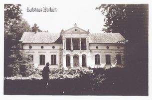 Worlack, Kreis Preußisch Eylau Worlack, Gutshaus 