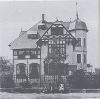 Königsberg (Pr.), Stadtkreis Königsberg Lawsker Allee 28 Königsberg, Amalienau, Lawsker Allee, Geschäftshaus der Königsberger Immobilien- u. Baugesellschaft Königsberg, Stadtteil Amalienau
