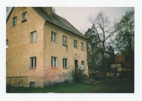 Metgethen, Ort und Bahnstation, Stadtkreis Königsberg Birkensteig 6 Metgethen, Birkensteig, Haus von Gustav Vogel ?? Metgethen, Häuser früher und heute