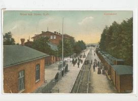 Illowo, Kreis Neidenburg Illowo, Grenzbahnhof 