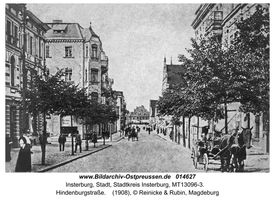 Insterburg, Stadt, Stadtkreis Insterburg Hindenburgstraße (fr. Goldaper Straße֨枆蟬뚶ße)