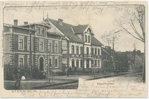 Stuhm, Stadt, Kreis Stuhm Stuhm, Bahnhofstraße I Штум, Банхофштрассе, I