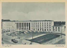 Königsberg (Pr.), Stadtkreis Königsberg Adolf-Hitler-Platz Königsberg, Nordbahnhof XXVIII Königsberg, Hansaplatz und Umgebung