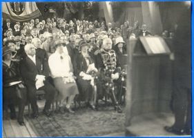 Passenheim, Stadt, Kreis Ortelsburg Passenheim, Mackensen-Besuch zur Einweihung der Mackensen-Schule II 
