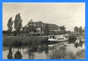 Lötzen, Stadt, Kreis Lötzen Lötzen, Dampferanlegestelle am Kurhaus II 