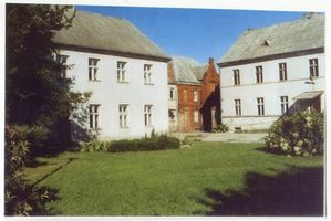 Prökuls, Kreis Memel Prökuls, Gericht und Gefängnis, Hofansicht 