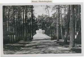 Memel, Stadt, Stadtkreis Memel Memel, Ehrenmal im Hindenburg-Hain II 