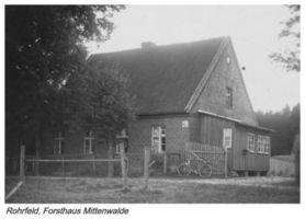Rohrfeld, Ort, Kreis Gumbinnen Rohrfeldt, Forsthaus Mittenwalde Рорфельдт, лесничество Миттенвальде