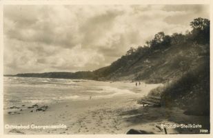 Georgenswalde, Kreis Samland Georgenswalde, Strand - Steilküste Samländische Steilküste