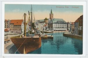 Königsberg (Pr.), Stadtkreis Königsberg Bohlwerksgasse Königsberg, Hundegatt, Blick zum Schloss I Königsberg, Hundegatt