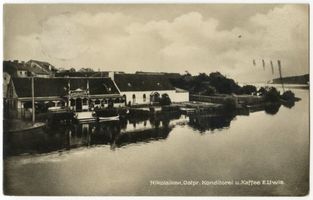 Nikolaiken Kr. Sensburg, Kreis Sensburg Nikolaiken Kr. Sensburg, Konditorei und Kaffee E. Uwis 