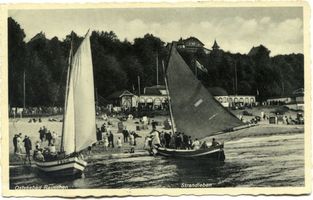 Rauschen Kr. Samland, Kreis Samland Rauschen Kr. Samland, Strandleben XI Rauschen, Strand