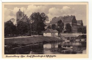 Braunsberg Kr. Braunsberg, Kreis Braunsberg Braunsberg, Ostpr., Kath. Pfarrkirche u. Schloßschule Браунсберг, Вост. Пруссия, католическая приходская церковь и замковая школа