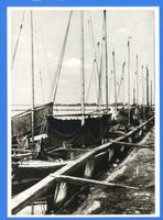 Rosenberg Kr. Heiligenbeil, Kreis Heiligenbeil Rosenberg Kr. Heiligenbeil, Fischerflotte im Hafen 