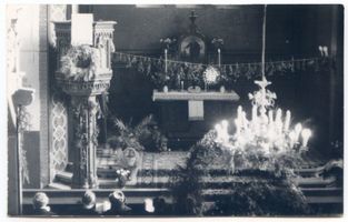 Königshöhe, Kreis Lötzen Königshöhe, Kirche, Innenansicht 