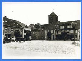 Heiligenbeil, Kreis Heiligenbeil Heiligenbeil, Marktplatz und Evang. Kirche 