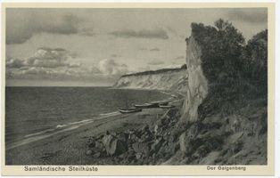 Groß Dirschkeim, Kreis Samland Groß Dirschkeim, Der Galgenberg Samländische Steilküste