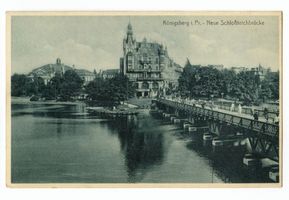 Königsberg (Pr.), Stadtkreis Königsberg Königsberg (Pr.), Neue Schloßteichbrücke Кёнигсберг (Пр.), новый мост Замкового пруда