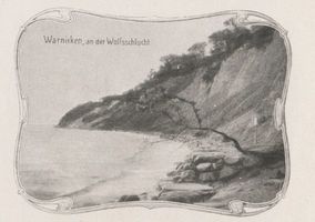Warnicken, Kreis Samland Warnicken, An der Wolfsschlucht, Absturzpartie 