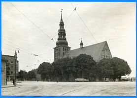 Tilsit, Stadt, Stadtkreis Tilsit  Tilsit, Deutsche Kirche, Ansicht von Südosten IX Tilsit, Deutsche Kirche (Deutschordens-Kirche, Stadtkirche, Alte Kirche)