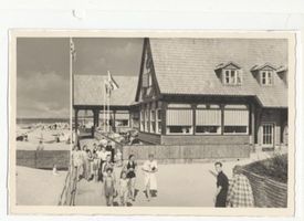 Cranz Kr. Samland, Ort, Kreis Samland Cranz Kr. Samland, Ostbad Gaststätte Кранц, Самландский уезд, восточная купальня, таверна