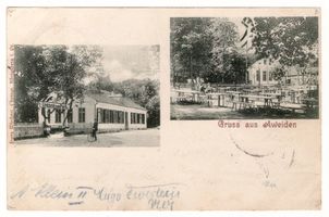 Aweiden, Stadtkreis Königsberg Aweiden, Eingang zum Park Аведен, вход в парк