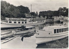 Lötzen, Stadt, Kreis Lötzen Lötzen, Dampferanlegestelle und Jugendherberge VI 