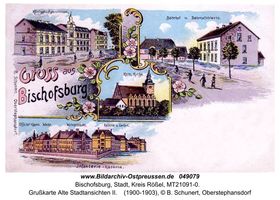Bischofsburg, Stadt, Kreis Rößel 