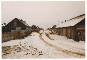Parnehnen, Kreis Wehlau Parnehnen, Dorfstraße Парненен, деревенская улица
