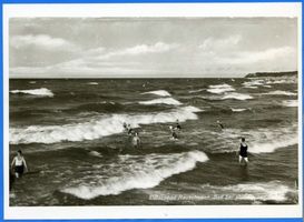 Rauschen Kr. Samland, Kreis Samland Rauschen Kr. Samland, Bad bei stürmischer See Раушен, р-н Самбия, купание при штормовом море
