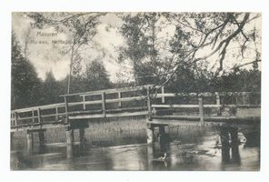  Masuren, Murawa mit Reitbrücke 
