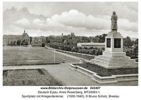 Deutsch Eylau, Kreis Rosenberg  Deutsch Eylau, Denkmal
