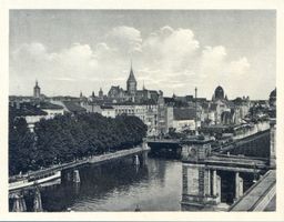 Königsberg (Pr.), Stadtkreis Königsberg Königsberg, Blick auf den Kneiphof, den Dom und die Synagoge II Königsberg, Stadtteil Kneiphof