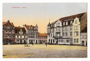 Sensburg, Stadt, Kreis Sensburg Sensburg, Markt mit Hotel Masovia 