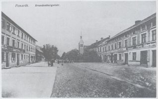 Königsberg (Pr.), Stadtkreis Königsberg Brandenburger Straße Königsberg, Ponarth, Brandenburger Straße Кёнигсберг, Понарт, Бранденбургерштрассе