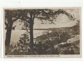 Nidden, Kreis Memel Nidden, Ostseebad, Ortsansicht, IX Нидден, приморский курорт, вид местечка, IX