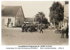 Kuckerneese, Ort, Kreis Elchniederung Bahnhofstraße