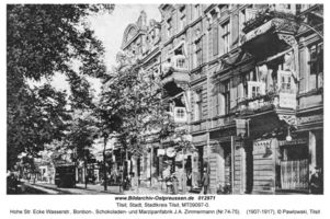 Tilsit, Stadt, Stadtkreis Tilsit Hohe Straße 74-75