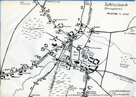 Schloßbach, Kreis Ebenrode Schloßbach, Übersichtskarte 