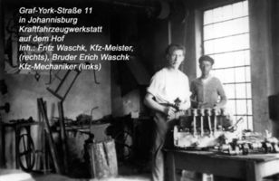Johannisburg, Kreis Johannisburg Graf-Yorck-Straße (fr. Warschauer Straße) 11 Johannisburg, Graf-Yorck-Straße (fr. Warschauer Straße), Kfz Werkstatt Johannisburg (Kreis), nicht verortete Bildmotive