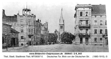 Tilsit, Stadt, Stadtkreis Tilsit Deutsches Tor