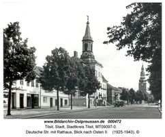Tilsit, Stadt, Stadtkreis Tilsit Deutsche Straße