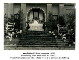 Bischofsburg, Stadt, Kreis Rößel 