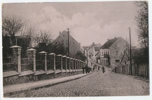 Rhein Kr. Lötzen, Kreis Lötzen Rhein Kr. Lötzen, Straßenpartie 