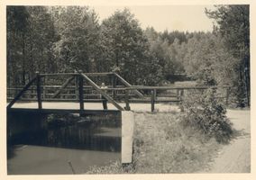 Allenstein, Stadtkreis Allenstein Allenstein, Stadtwald, Justusbrücke Алленштайн, городской лес, мост Юстуса